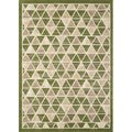 L-Baiet L-Baiet CH179S46 4 x 6 ft. Lola Geometric Rug; Green CH179S46